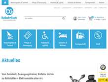 Tablet Screenshot of burbach-goetz.de